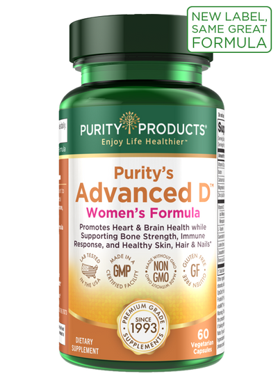 Dr. Cannell's Advanced D™ Women's Formula Vitamin D3 Complex 60 Capsules - Purity Products®