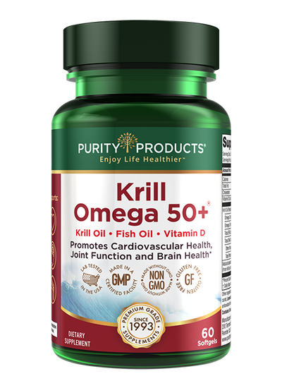 Purity Products Krill Omega 50+ - 60 Softgels