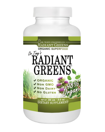 Dr. Tony O'Donnell's Radiant Greens Organic - 9.6 Ounces