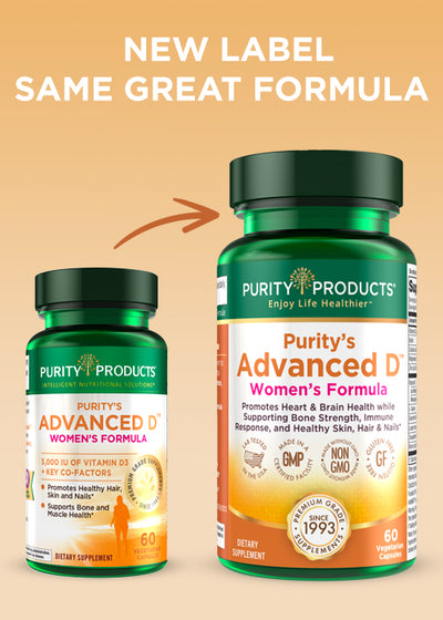 Dr. Cannell's Advanced D™ Women's Formula Vitamin D3 Complex 60 Capsules - Purity Products®